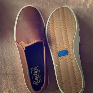 Keds Sneakers / brown leather-size 6.5